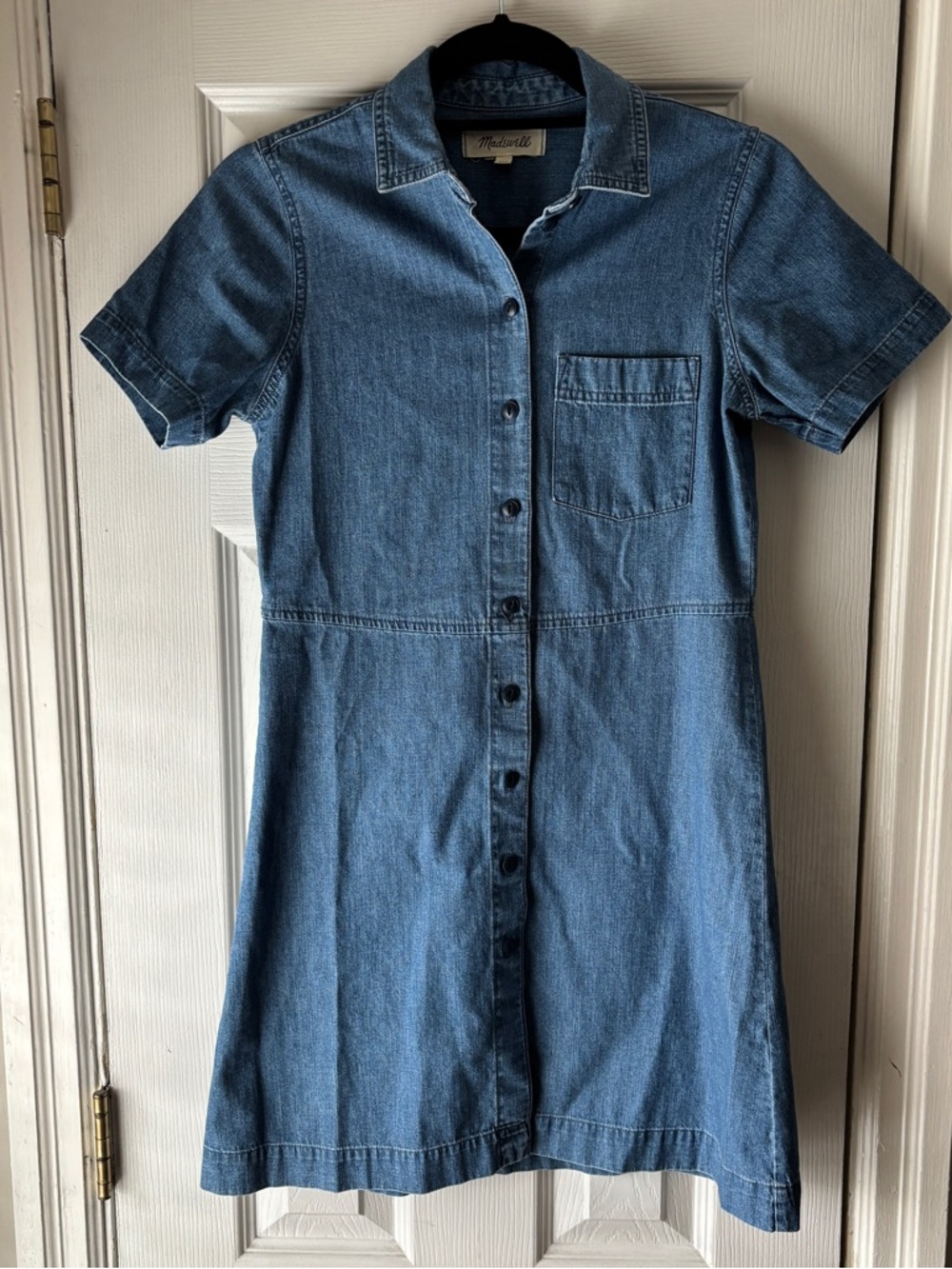 Madewell Button Denim Dress